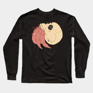 Goth Hermit Crab-color Long Sleeve T-Shirt